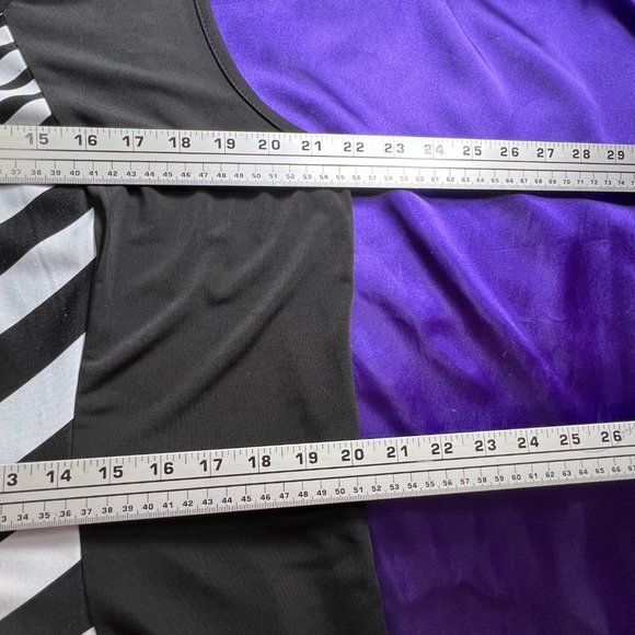 πpaper doll Striped Plus Size Maxi Dress - Design makes a Slim Optic - Picture 9 of 13